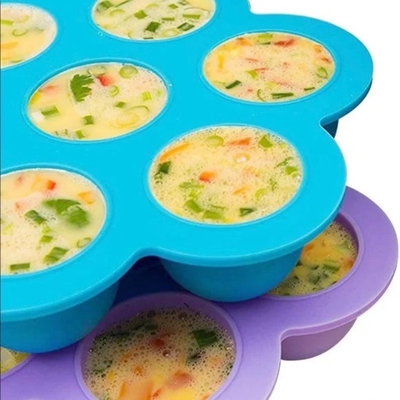 2 Egg Bite Silicone Mold Bakeware for 5,6,8 qt Instant Pot and Airfryer - Picture 2 of 4